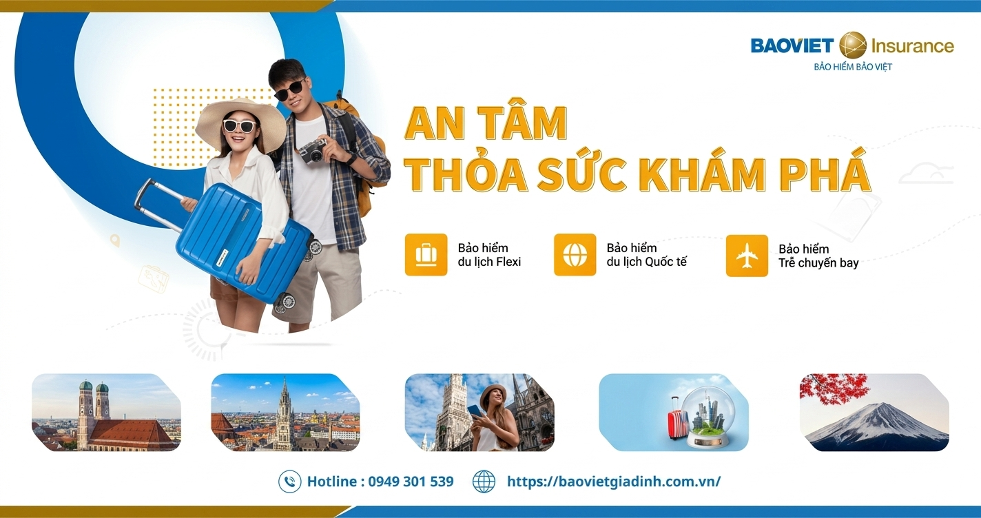 Bảo Hiểm Du Lịch Quốc Tế Flexi Bảo Việt